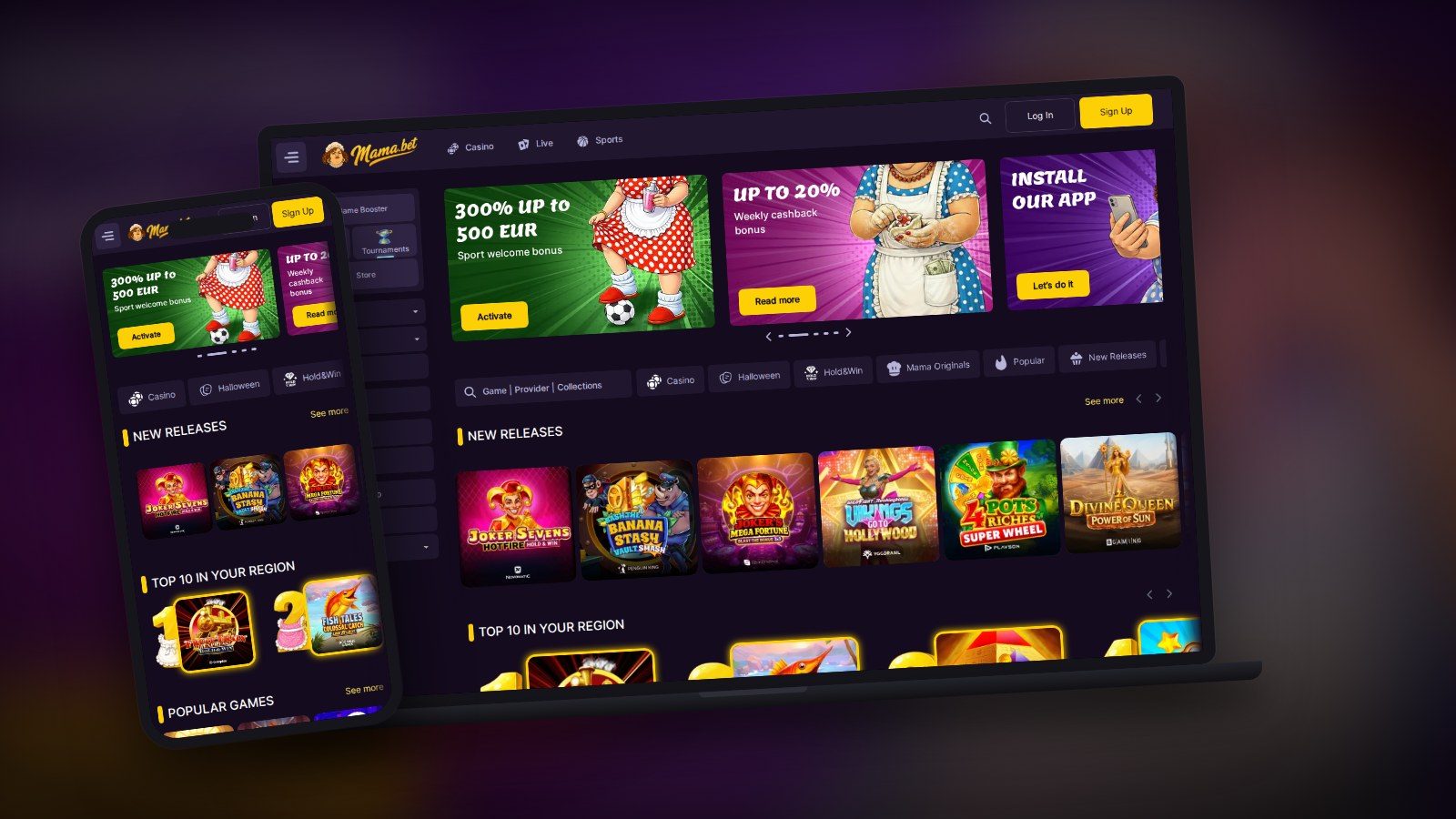 Mamabet Casino Bonus
